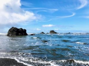 water at ruby beach