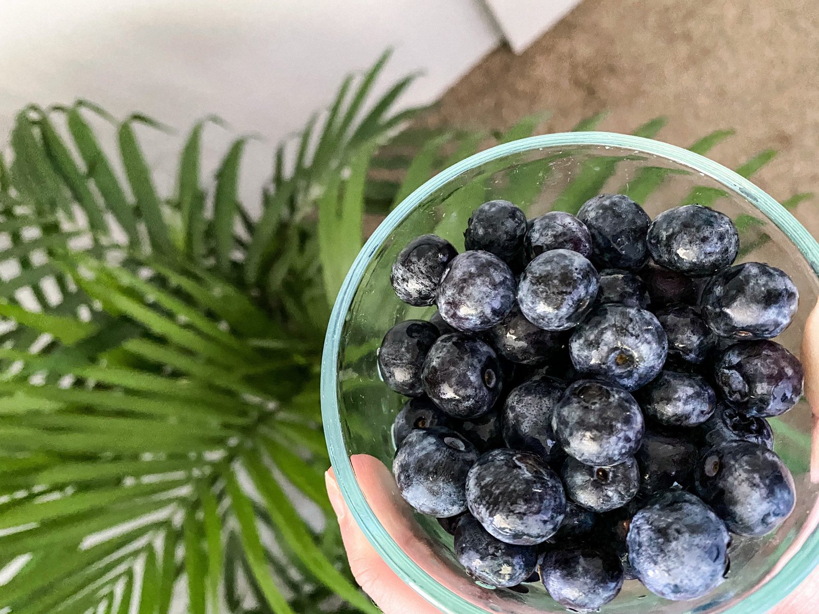 What I eat in a day at home blueberries